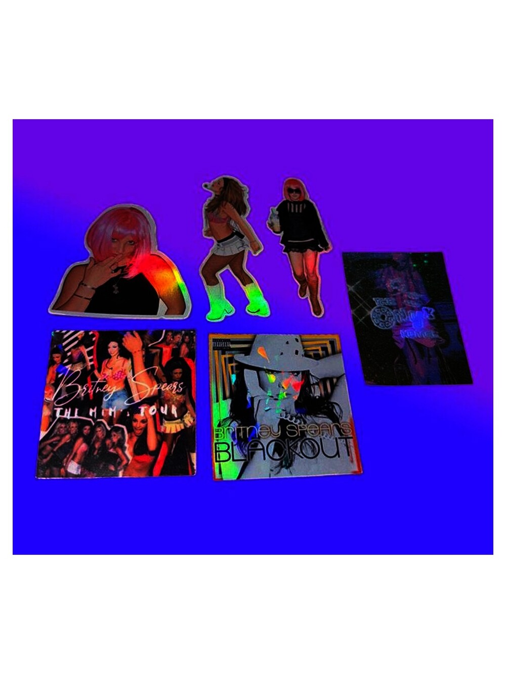 Britney Spears vinyl sticker 8x10 Blackout
